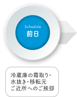 schedule 前日